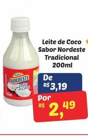 Semar Supermercado Leite De Coco Sabor Nordeste Tradicional oferta