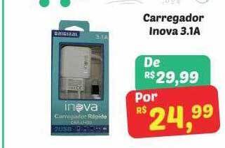 Semar Supermercado Carregador Inova 3.1a oferta