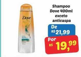 Semar Supermercado Shampoo Dove Exceto Anticaspa oferta