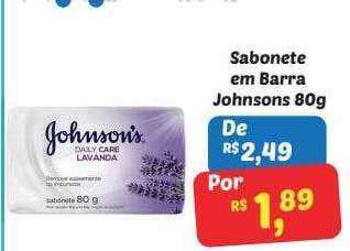 Sabonete Em Barra Johnsons