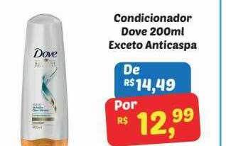 Semar Supermercado Condicionador Dove Exceto Anticaspa oferta