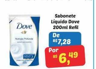 Semar Supermercado Sabonete Líquido Dove Refil oferta