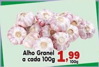Higa's Supermercado Alho granel cada 100g oferta