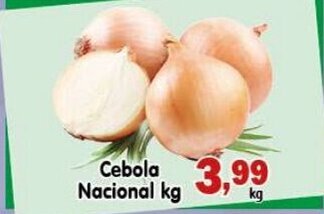Higa's Supermercado Cebola Nacional 1kg oferta