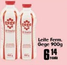 Higa's Supermercado Leite Fermentado Gege 900g oferta