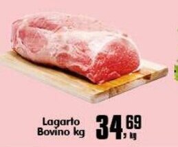 Higa's Supermercado Lagarto Bovino 1kg oferta