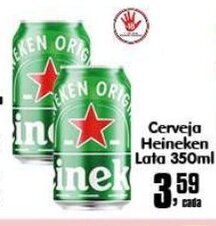Higa's Supermercado Cerveja Heineken lata 350ml oferta