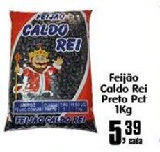Higa's Supermercado Feijao caldo Rei Preto pct 1kg oferta