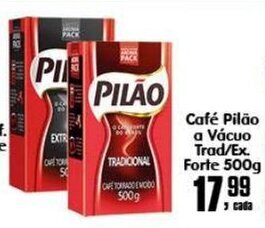 Higa's Supermercado Cafe Pilao a vacuo Trad/ Ext. Forte 500g oferta
