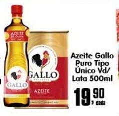 Azeite Gallo Puro Tipo Unico vd/ lata 500ml