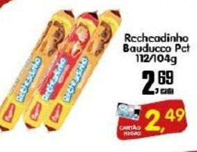Higa's Supermercado Recheadinho Bauducco pct 104/112g oferta