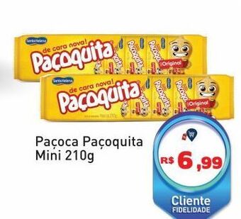 Tonin Superatacado Paçoca paçoquita mini 210g oferta