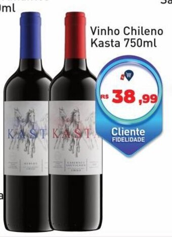 Tonin Superatacado Vinho chileno kasta 750ml oferta