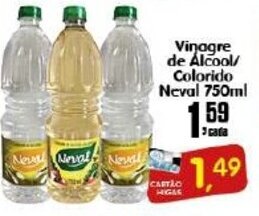 Higa's Supermercado Vinagre de Alcool/ Colorido Neval 750ml oferta