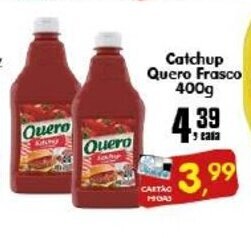 Higa's Supermercado Catchup Quero Frasco 400g oferta