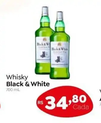 Novo Atacarejo Whisky Black and Whitie oferta