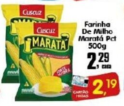 Higa's Supermercado Farinha de Milho Marata Pct 500g oferta