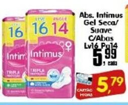 Higa's Supermercado Abs. Intimus Gel Seca/ Suave c/ Abas Lv16 pg14 oferta