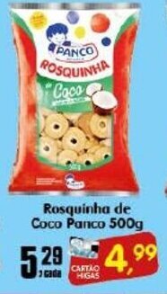 Higa's Supermercado Rosquinha de Coco Panco 500g oferta