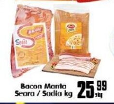 Higa's Supermercado Bacon Manta Seara/ Sadia 1kg oferta