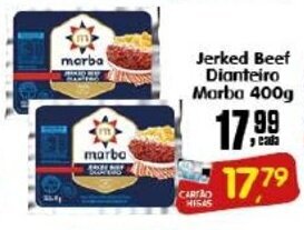 Higa's Supermercado Jerked Beef Dianteiro Marba 400g oferta