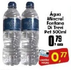 Higa's Supermercado Agua Mineral Fontana Di Trevi pet 500ml oferta