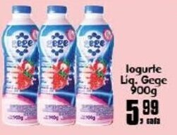 Higa's Supermercado Iogurte Liq. Gege 900g oferta