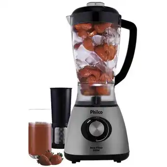 Pão de Açúcar Liquidificador inox filter preto/prata 900w philco 220v oferta