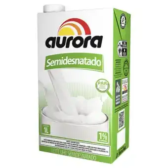 Supermercados Myatã Leite uht semidesnatado aurora 1l oferta