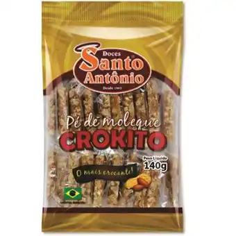 Imec Supermercados Pé de moleque doces santo antônio crokito embalagem 140g oferta