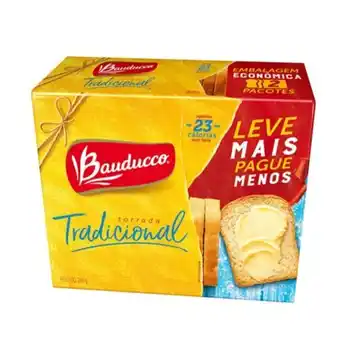Supermercado Bergamini Torrada tradicional bauducco embalagem 284g oferta