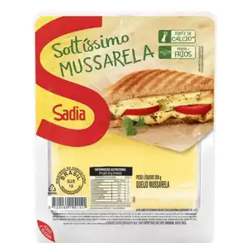 Super Lagoa Queijo sadia mussarela soltissimo fatias 200g oferta