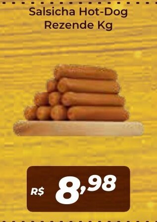 Atakarejo Salsicha Hot Dog Rezende 1kg oferta