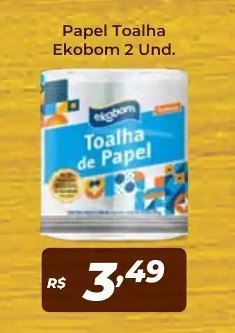 Atakarejo Papel Toalha Ekobom c/ 2 unid. oferta