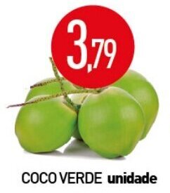 Calvo Atacadista Coco verde unidade oferta