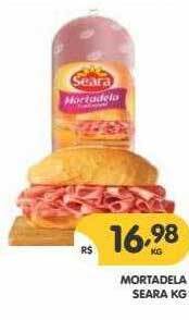 Supermercados Real Mortadela Seara Kg oferta