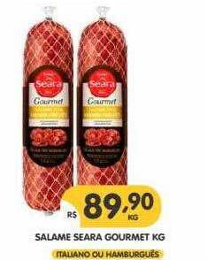 Supermercados Real Salame Seara Gourmet Kg oferta