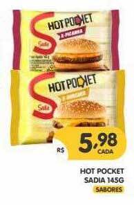 Supermercados Real Hot Pocket Sadia oferta