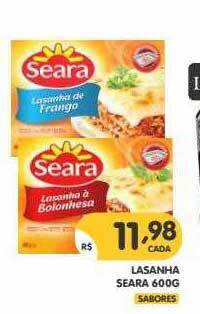 Supermercados Real Lasanha Seara oferta