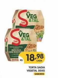 Supermercados Real Torta Sadia Vegetal oferta