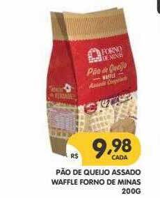 Pão De Queijo Assado Waffle Forno De Minas