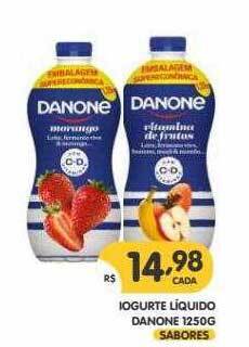 Supermercados Real Iogurte Liquido Danone oferta