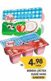 Supermercados Real Bebida Láctea Elegê oferta