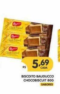 Supermercados Real Biscoito Bauducco Chocobiscuit oferta