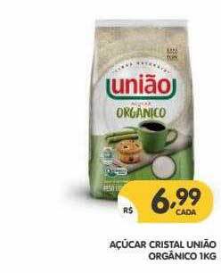 Supermercados Real Açucar Cristal União Orgânico oferta