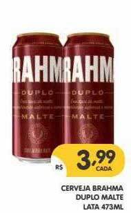 Supermercados Real Cerveja Brahma Duplo Malte Lata 473ml oferta