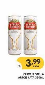 Supermercados Real Cerveja Stella Artois oferta