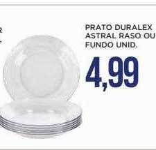Prato Duralex Astral Raso Ou Fundo