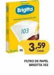 Supermercados Real Filtro De Papel Brigitta 103 oferta
