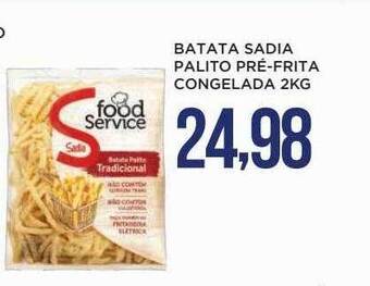 Apoio Mineiro Batata Sadia Palito Pré-frita Congelada oferta